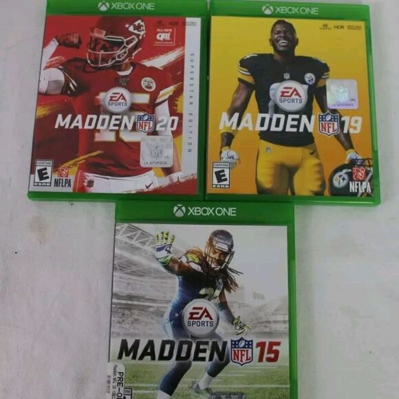 xbox one Other - Madden NFL 15, 19, 20 - Xbox One - Video Games lot.